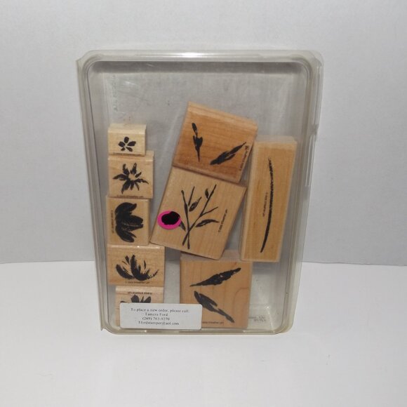 4 Complete Nature Theme Retired Sets Stampin Up Wood Block Mounted Rubber Stamps - Picture 3 of 10